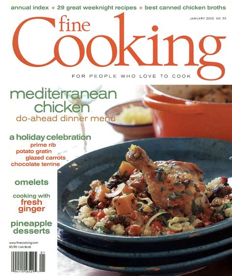 TAUNTON S FINE COOKING January 2003 No 55 Magazine Recipes Cook Book Omelets Pineapple Desserts Mediterranean Chicken Epub