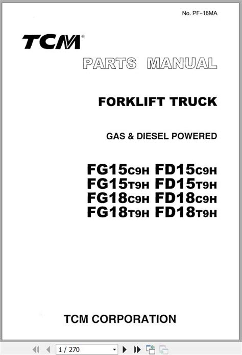 TCM FG 15 MANUAL Ebook Doc