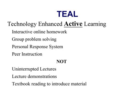 TEAC: Unlocking the Potential of Technology-Enhanced Active Learning