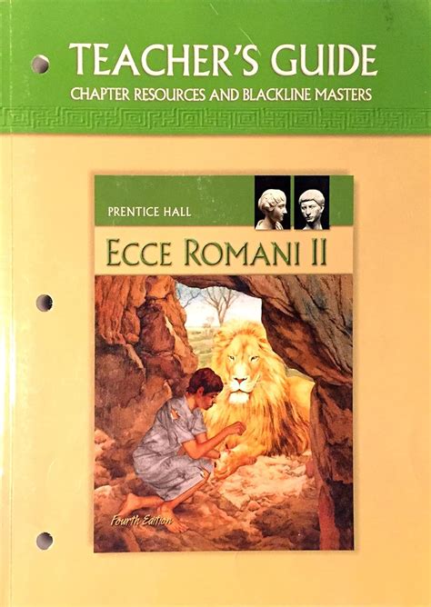 TEACHER EDITION ECCE ROMANI 2 Ebook Kindle Editon