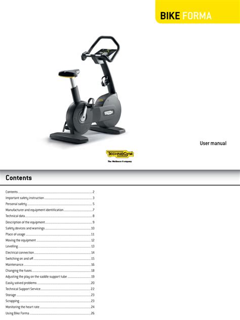 TECHNOGYM EXCITE MANUAL Ebook PDF