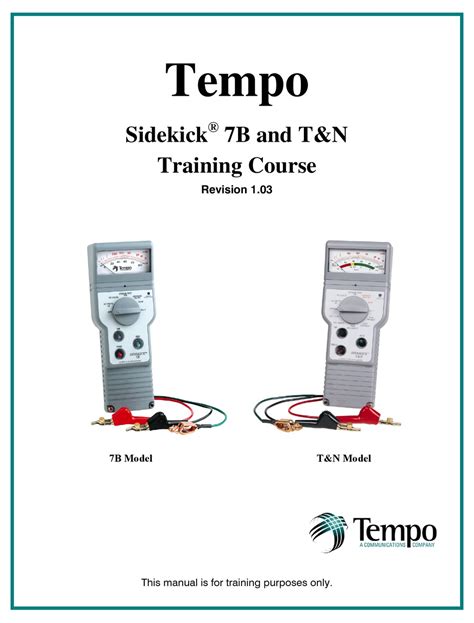 TEMPO SIDEKICK REPAIR Ebook Epub