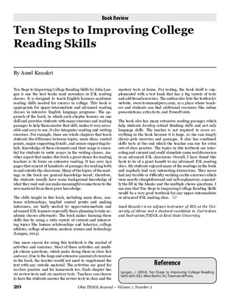 TEN STEPS TO IMPROVING COLLEGE READING SKILLS 5TH EDITION: Download free PDF ebooks about TEN STEPS TO IMPROVING COLLEGE READING PDF
