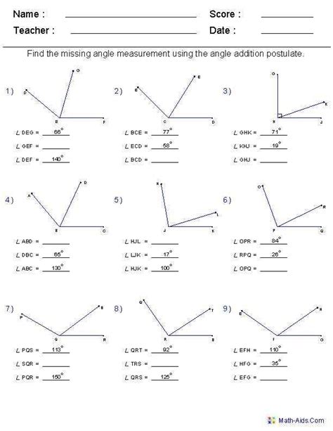 TEST 36 ANGLES AND SEGMENTS ANSWERS Ebook PDF