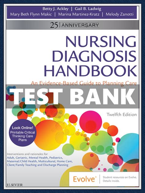 TEST BANK ACKLEY NURSING DIAGNOSIS HANDBOOK Ebook PDF