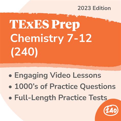 TExES 240 Chemistry Grades 7-12 Study Guide Test Prep and Practice Questions PDF
