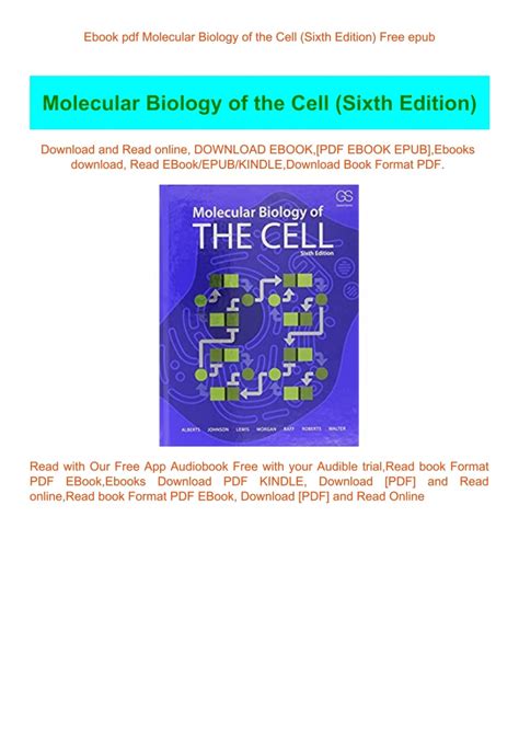 THE CELL A MOLECULAR APPROACH SIXTH EDITION Ebook PDF