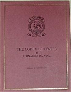 THE CODEX LEICESTER BY LEONARDO DA VINCI SOLD BY THE ORDER OF THE TRUSTEES OF THE HOLKHAM ESTATE Epub