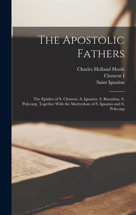 THE EPISTLES OF THE APOSTOLIC FATHERS PDF