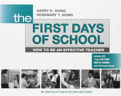 THE First Days of School How to Be an Effective Teacher Book and DVD Reader