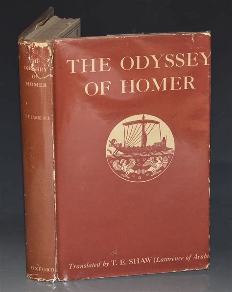 THE ODYSSEY OF HOMER Translated by T E Shaw Lawrence of Arabia Wood Engravings by Barry Moser Preface by Jeremy M Wilson Doc
