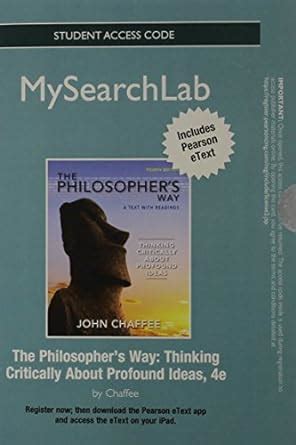 THE PHILOSOPHER S WAY 4TH EDITION Ebook Kindle Editon