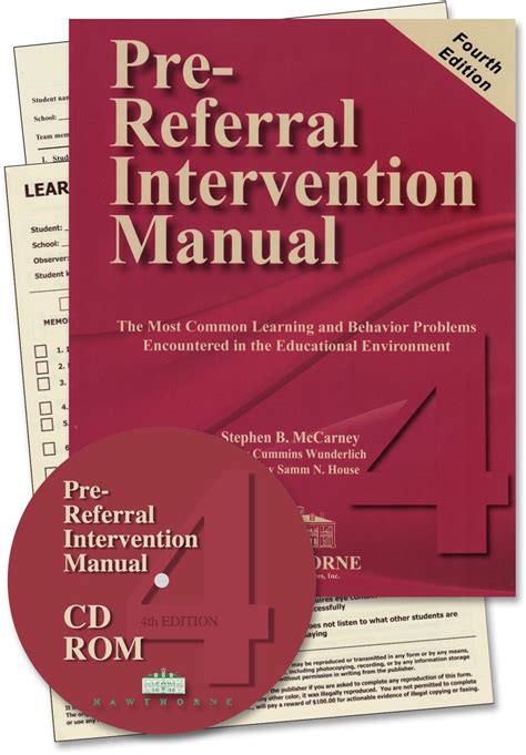 THE PRE REFERRAL INTERVENTION MANUAL Ebook PDF