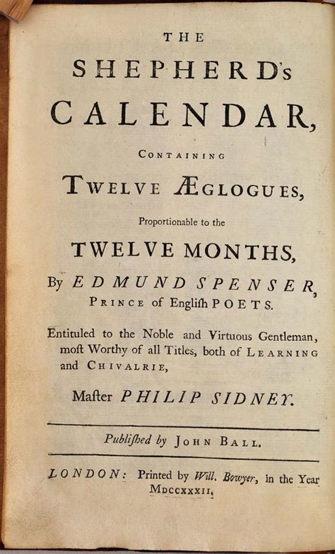 THE SHEPHEARD S CALENDER Twelve Aeglogues Proportional to the Twelve Monethes PDF