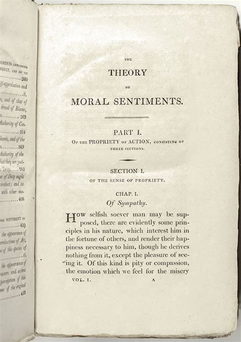 THEORY OF MORAL SENTIMENTS Reader