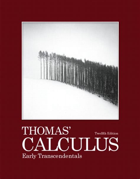 THOMAS CALCULUS EARLY TRANSCENDENTALS 12TH EDITION SOLUTIONS MANUAL PDF Ebook Doc