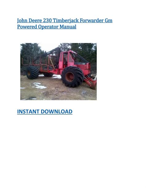 TIMBERJACK FORWARDER Ebook Kindle Editon