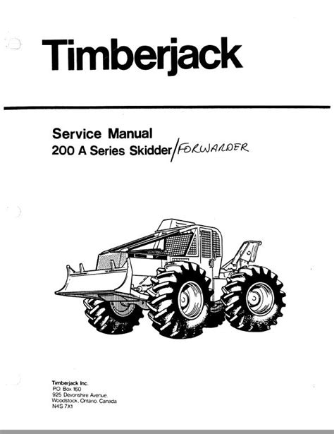 TIMBERJACK SERVICE MANUALS Ebook Doc
