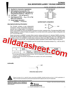 TLC393QDRQ1