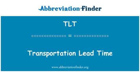 TLT Meaning: A Comprehensive Guide to Time, Location, and Terminal