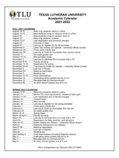 TLU Academic Calendar: A Comprehensive Guide for Students