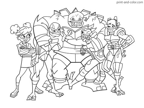 TMNT Rise Coloring Pages: 10,000+ Free Printable Activities for Kids