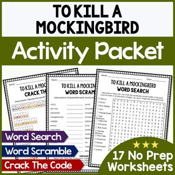 TO KILL A MOCKINGBIRD ACTIVITY PACKET ANSWER Ebook Epub