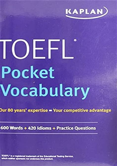 TOEFL Pocket Vocabulary 600 Words 420 Idioms Practice Questions Kindle Editon