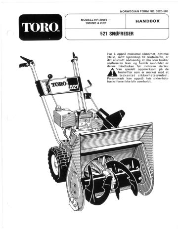 TORO 521 SNOWBLOWER MANUAL Ebook Epub