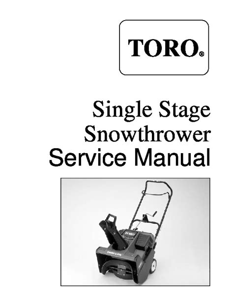 TORO 824 SNOWBLOWER OWNERS MANUAL Ebook Epub