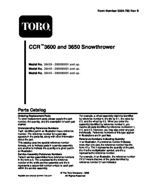 TORO CCR 3650 SERVICE MANUAL Ebook Epub