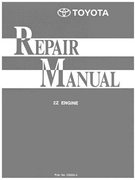 TOYOTA 2Z ENGINE PARTS Ebook PDF