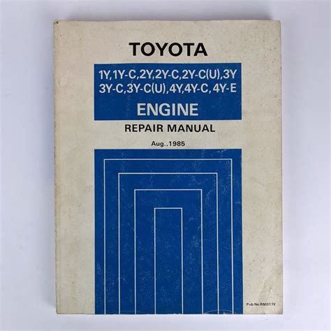 TOYOTA 3Y ENGINE REPAIR MANUAL FOR FREE Ebook PDF