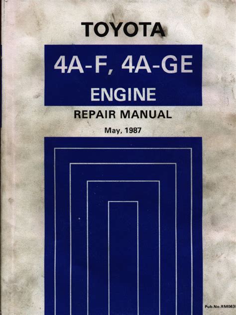 TOYOTA 4AFE MOTOR PDF MANUAL FREE DOWNLOAD Ebook PDF