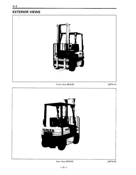 TOYOTA FORKLIFT MANUAL 42 5FG25 Ebook Epub