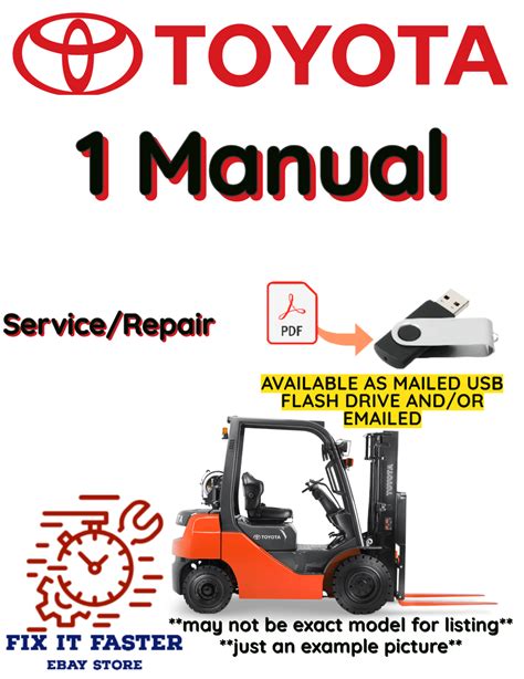 TOYOTA FORKLIFT REPAIR MANUAL Ebook PDF