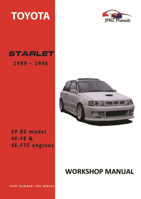 TOYOTA STARLET EP82 WORKSHOP MANUAL Ebook Reader