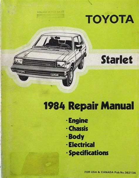 TOYOTA STARLET REPAIR MANUAL Ebook Reader