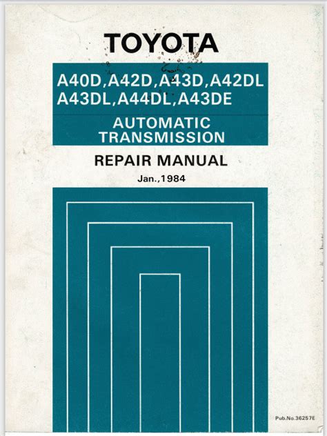 TOYOTA W58802 MANUAL Ebook Reader