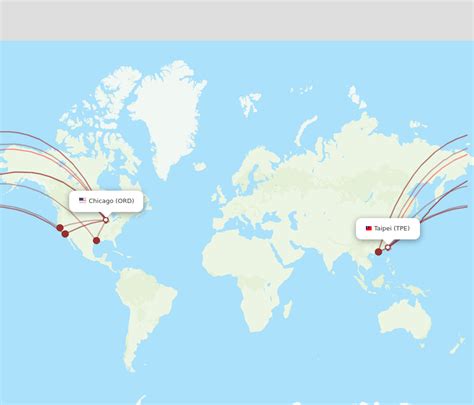 TPE 到 ORD 的航班，快速輕鬆的旅程