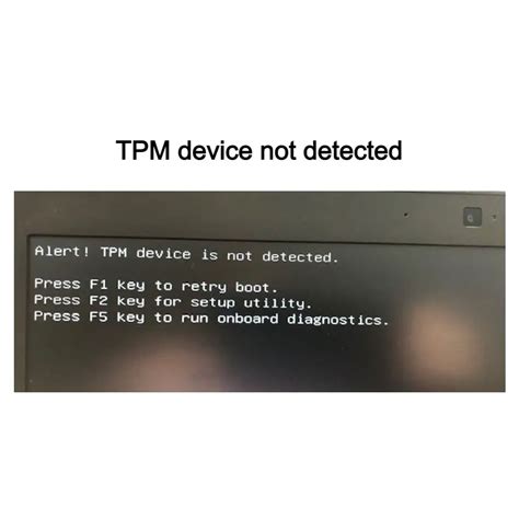 TPM Device Not Detected: Troubleshooting and Solutions