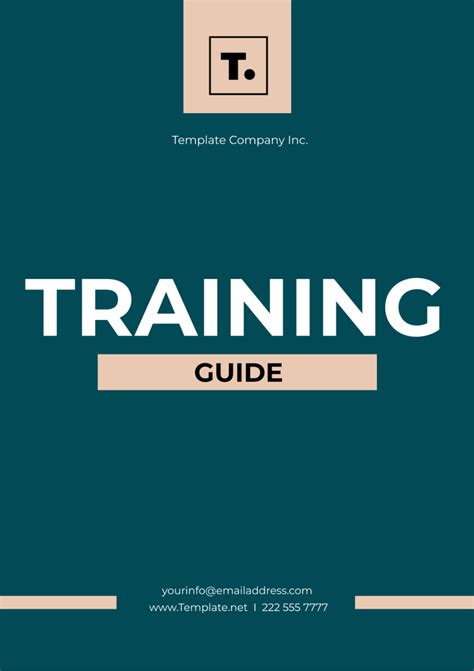 TRAINING GUIDE TEMPLATE Ebook Kindle Editon