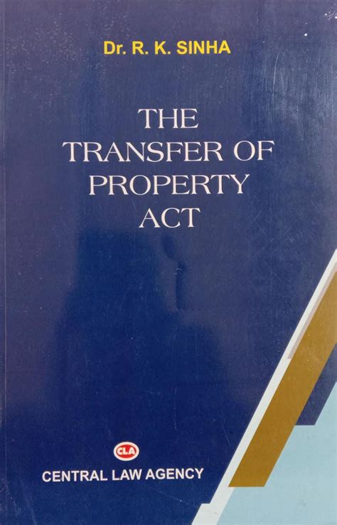 TRANSFER OF PROPERTY ACT R K SINHA : Download free PDF ebooks about TRANSFER OF PROPERTY ACT R K SINHA or read online PDF viewer Reader