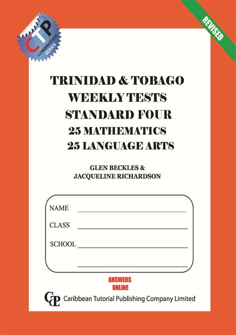 TRINIDAD PRIMARY NATIONAL TEST PAST PAPERS Ebook Doc