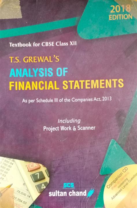 TS GREWAL ANALYSIS OF FINANCIAL STATEMENTS CBSE Ebook Kindle Editon