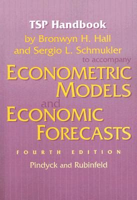 TSP Handbook to Accompany Econometric Models and Economic Forecasts by Pindyck and Rubenfeld Doc