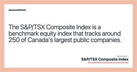 TSX Index: A Comprehensive Guide to Canada's Benchmark Equity Index