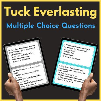 TUCK EVERLASTING MULTIPLE CHOICE QUESTIONS Ebook Epub