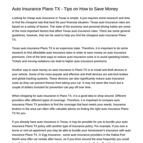 TX Auto Insurance: 3 + 1 Tips to Save 54%