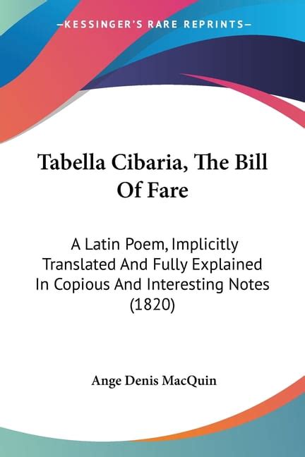 Tabella Cibaria PDF